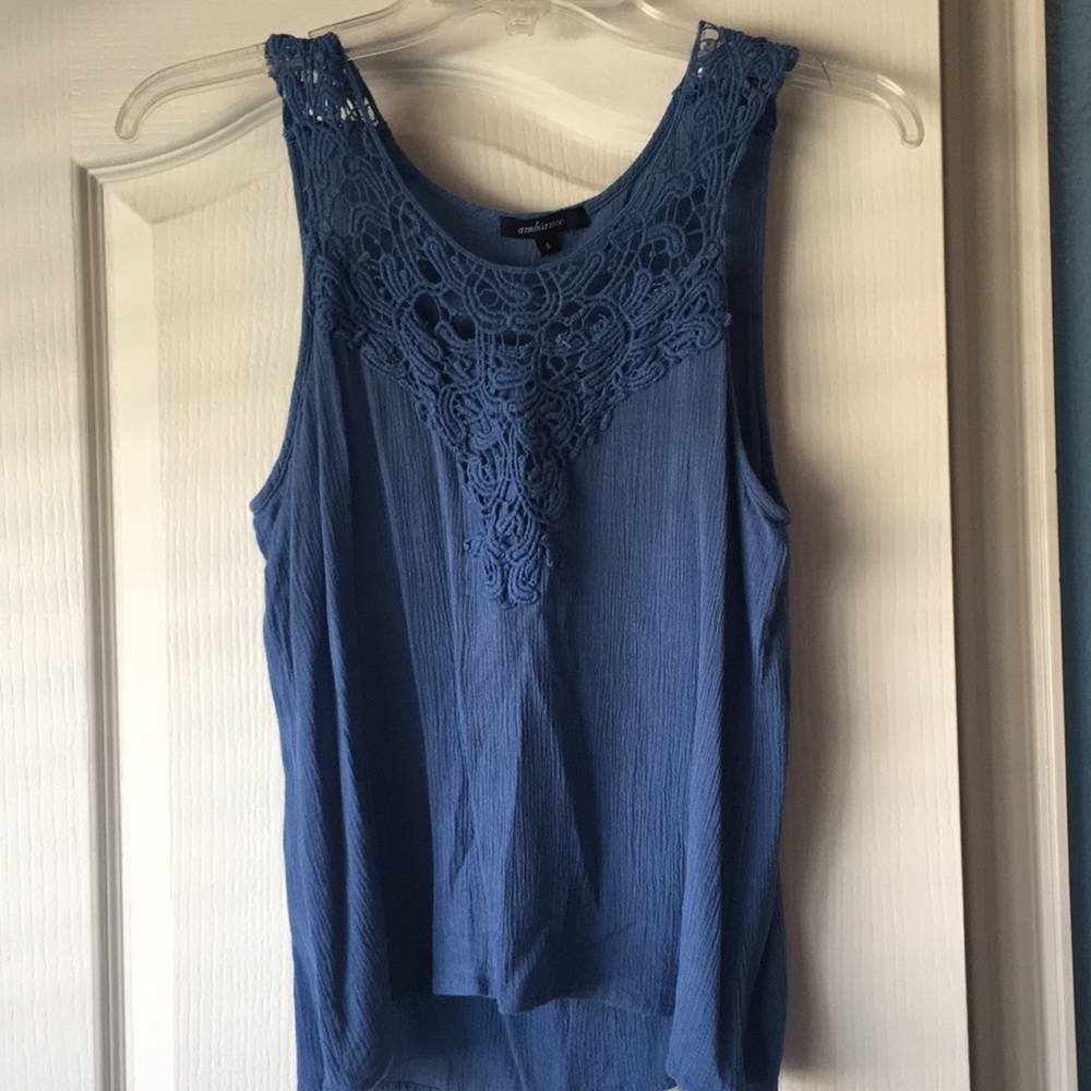 Light Blue Tank Blouse